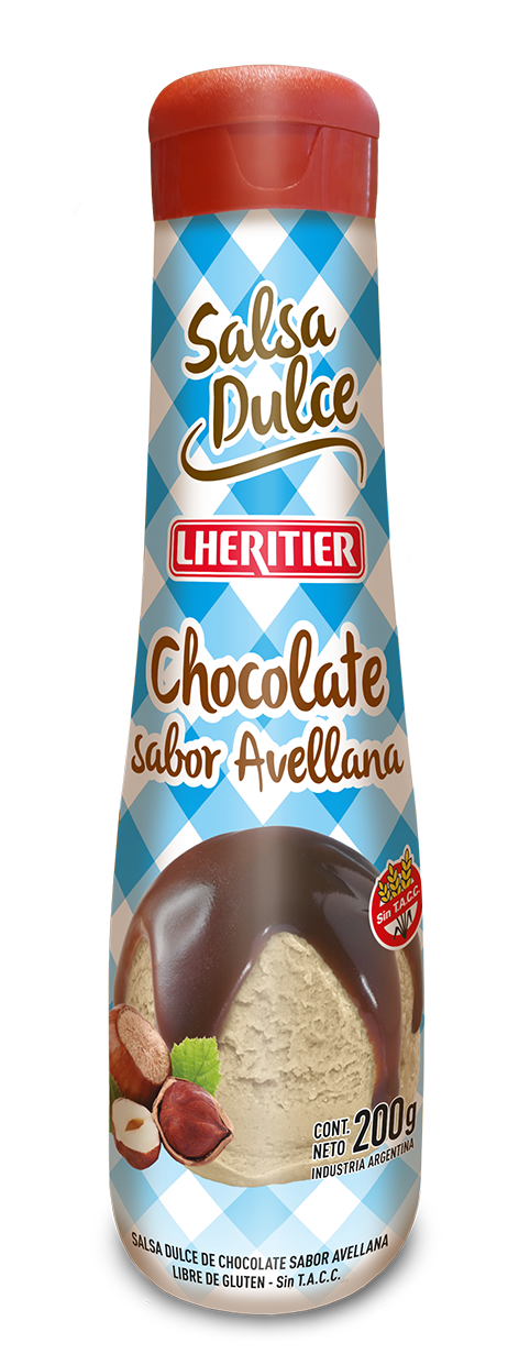 Salsa Dulce LHERITIER sabor Chocolate con Avellanas