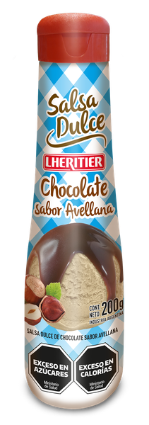 Salsa Dulce LHERITIER sabor Chocolate con Avellanas
