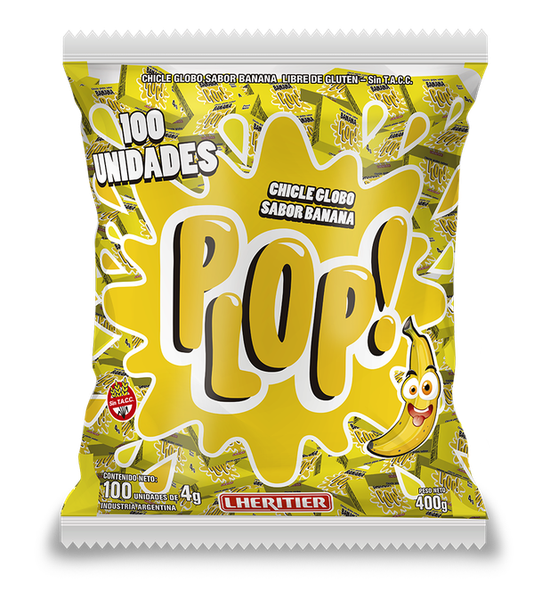 Chicles PLOP sabor Banana