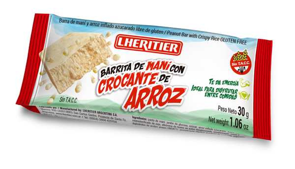 Caja cerrada - Postre de Maní LHERITIER con crocante de arroz