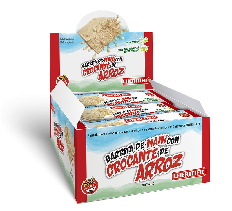 Postre de Maní LHERITIER con crocante de arroz