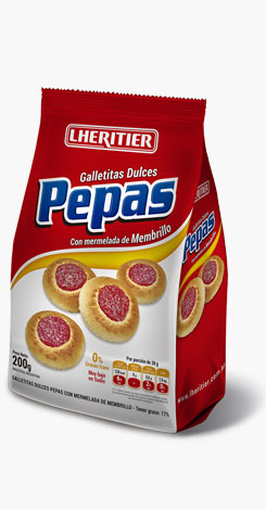 Galletitas Dulces PEPAS LHERITIER