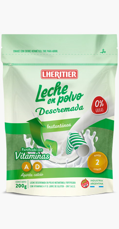 Leche en Polvo Descremada LHERITIER