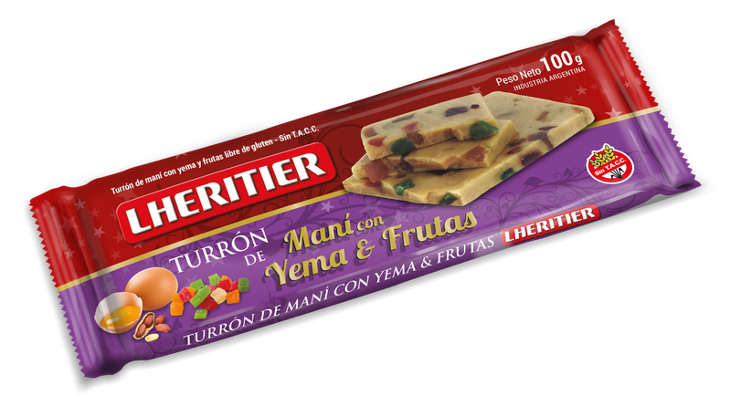 Turrón de Yema / Maní / Fruta