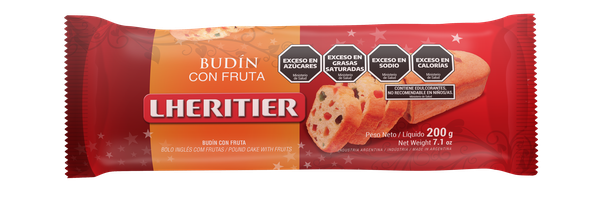 BUDIN con Frutas