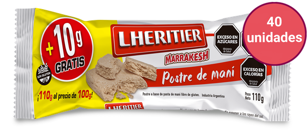 Caja cerrada - Postre de Maní LHERITIER Marrakesh + 10 g Gratis