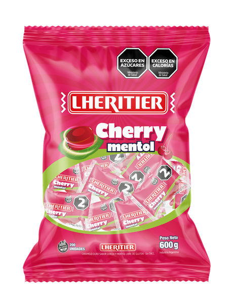 Caramelos Duros LHERITIER sabor Cereza y Mentol