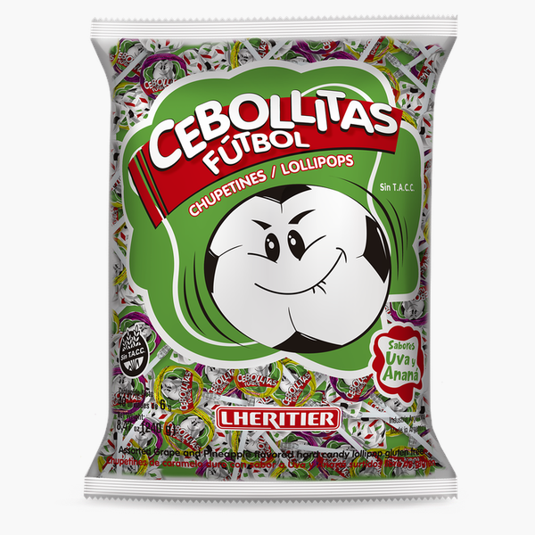 CEBOLLITAS Futbol sabor Ananá y Uva