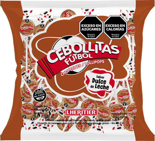 CEBOLLITAS Futbol sabor Dulce de Leche