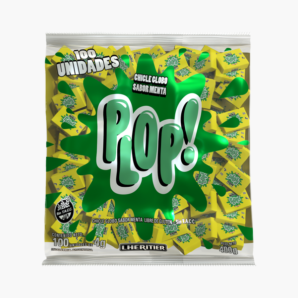 Chicles PLOP sabor Menta