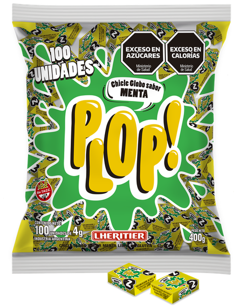Chicles PLOP sabor Menta