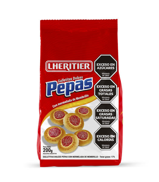 Galletitas Dulces PEPAS LHERITIER