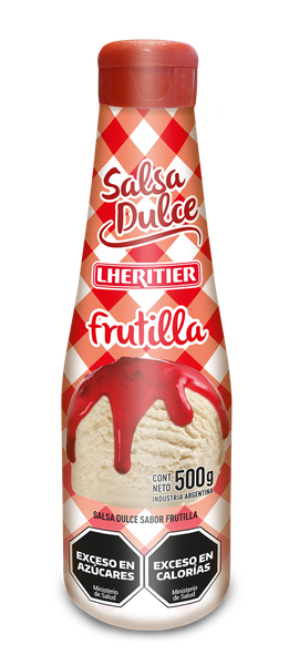 Salsa Dulce LHERITIER sabor Frutilla