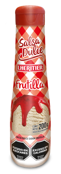 Salsa Dulce LHERITIER sabor Frutilla