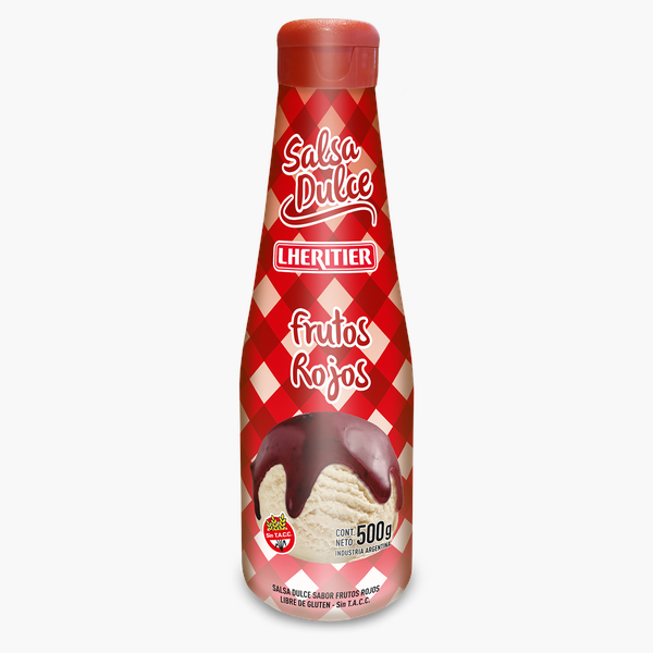 Salsa Dulce LHERITIER sabor Frutos Rojos