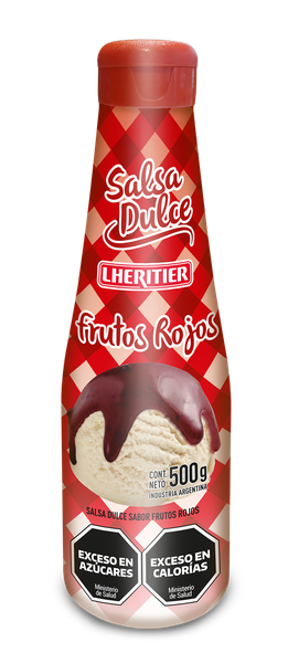Salsa Dulce LHERITIER sabor Frutos Rojos