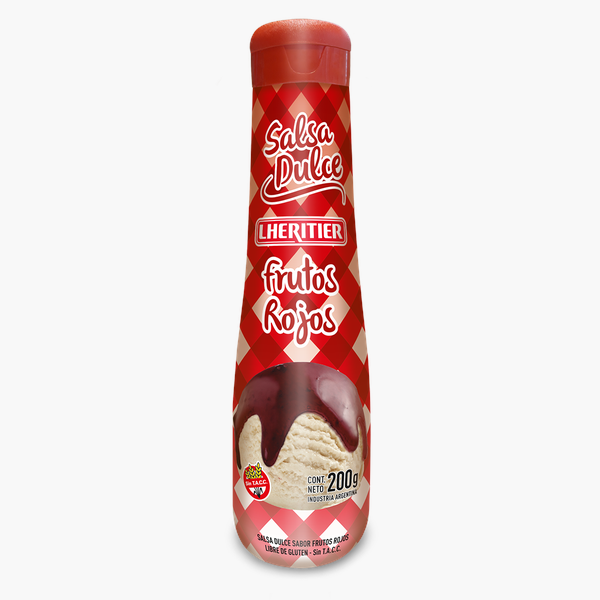 Salsa Dulce LHERITIER sabor Frutos Rojos