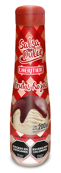 Salsa Dulce LHERITIER sabor Frutos Rojos