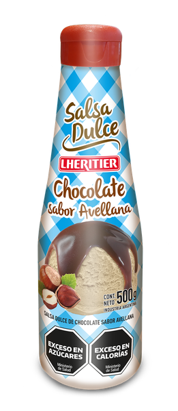Salsa Dulce LHERITIER sabor Chocolate con Avellanas
